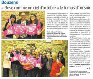 Article - Rose comme un ciel d'octobre